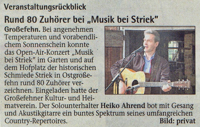 Musik bei Striek 050719